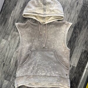 Free People Sleeveless Hoodie